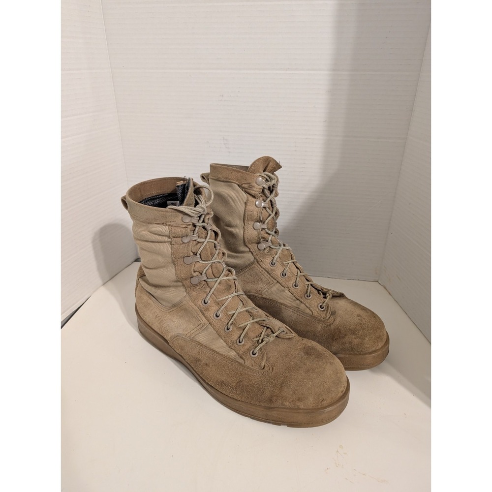 Belleville Mens 10.5W Brown Lace Up GoreTex Vibram Military Combat Boots